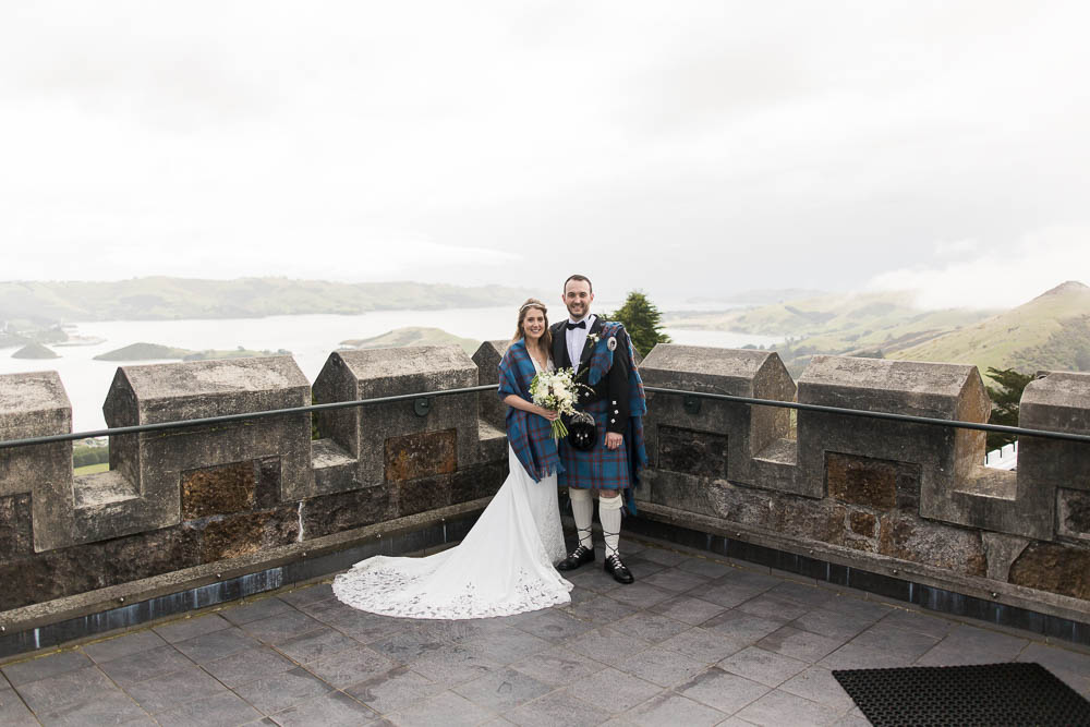 Larnach Castle bridal portrait