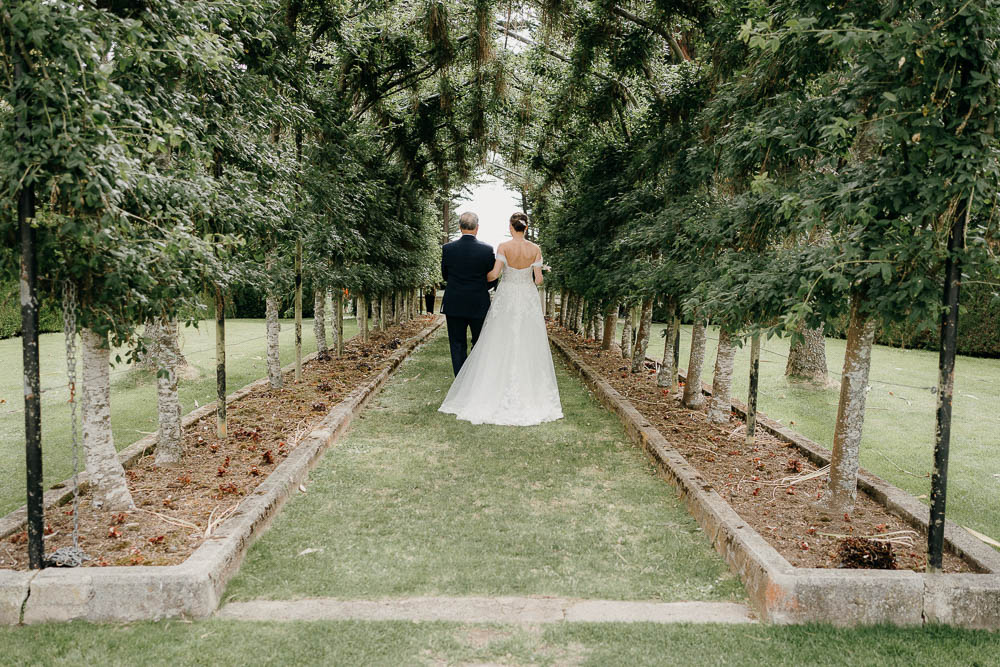 Larnach Castle wedding gardens
